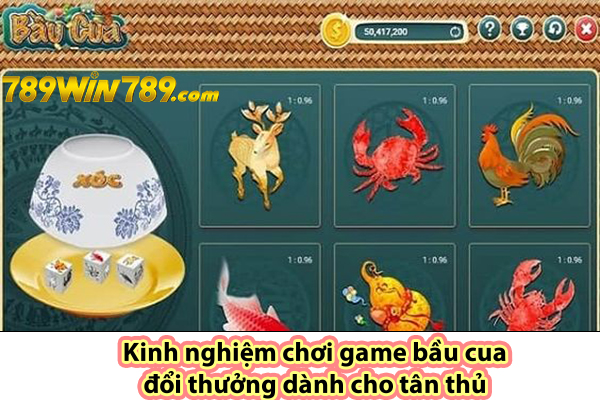 Kinh nghiệm chơi game bầu cua đổi thưởng dành cho tân thủ 