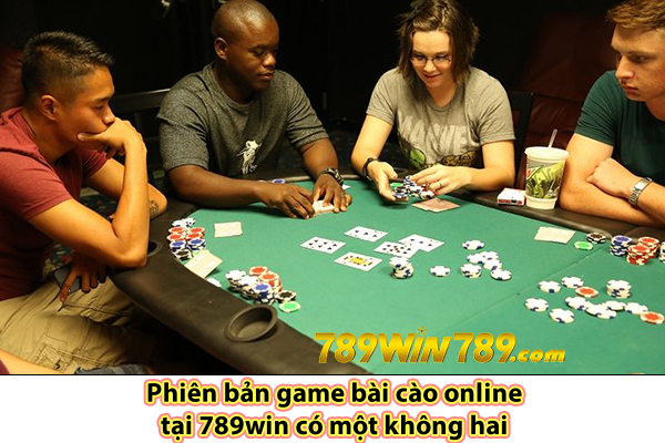 Phiên bản game bài cào online tại 789win có một không hai 